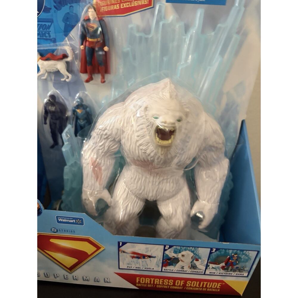DC Comics Superman Fortress of Solitude Battle Playset Yeti Action Figure Krypto